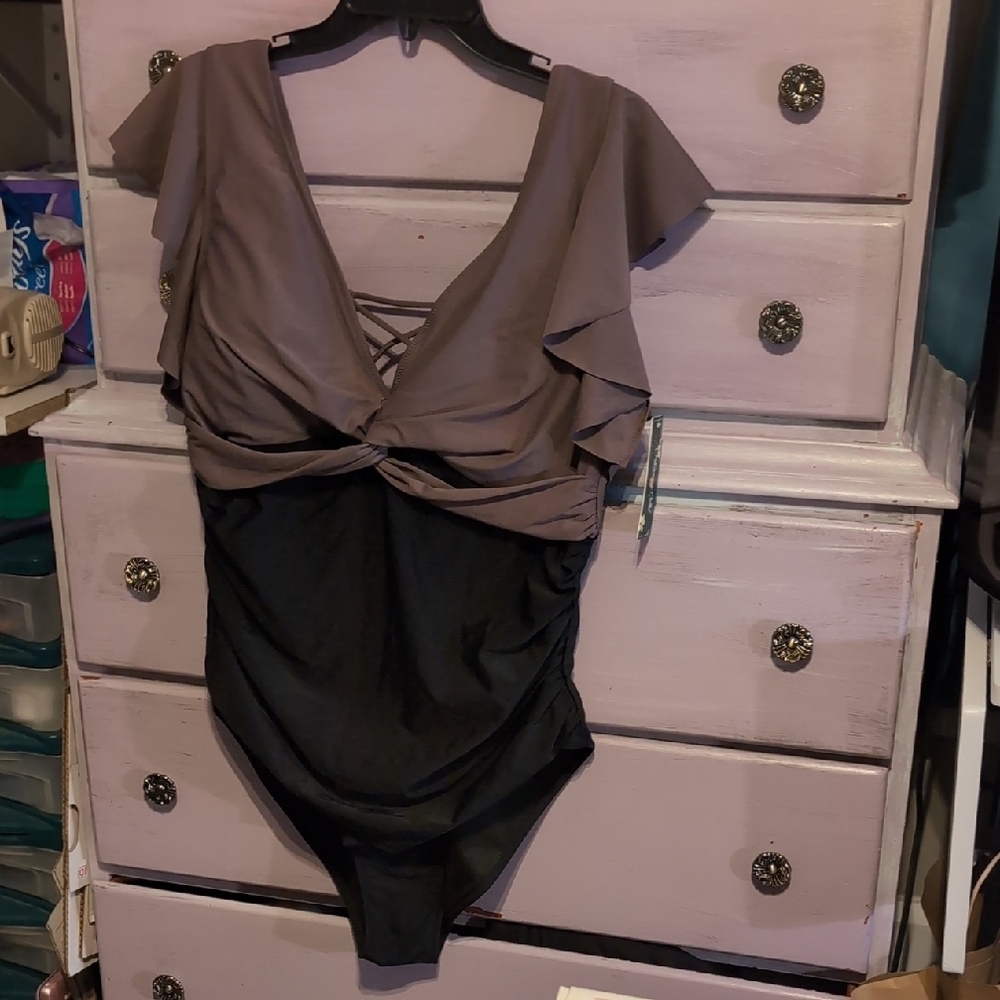 4XL Blooming Jelly Bathing Suit